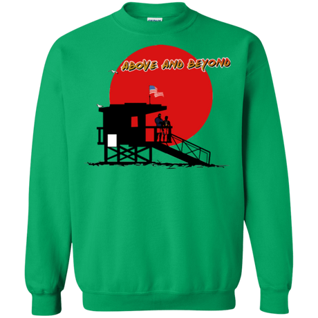 Sweatshirts Irish Green / Small Above And Beyond Crewneck Sweatshirt