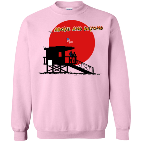 Sweatshirts Light Pink / Small Above And Beyond Crewneck Sweatshirt