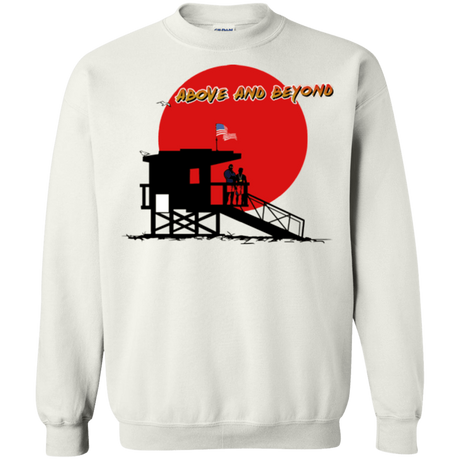 Sweatshirts White / Small Above And Beyond Crewneck Sweatshirt