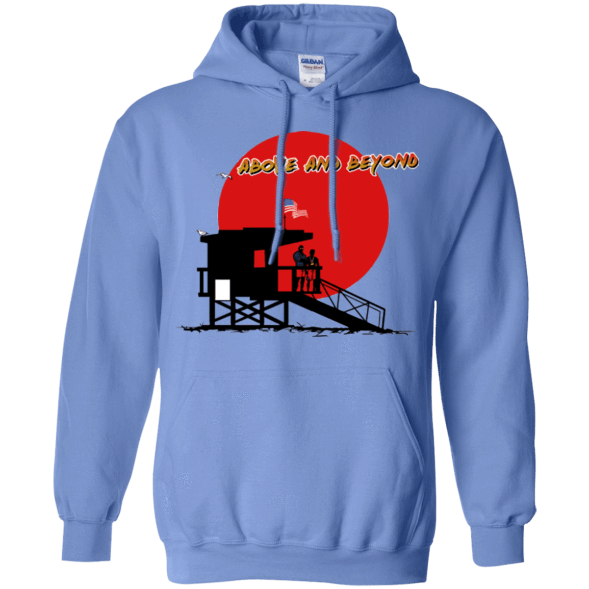Sweatshirts Carolina Blue / Small Above And Beyond Pullover Hoodie