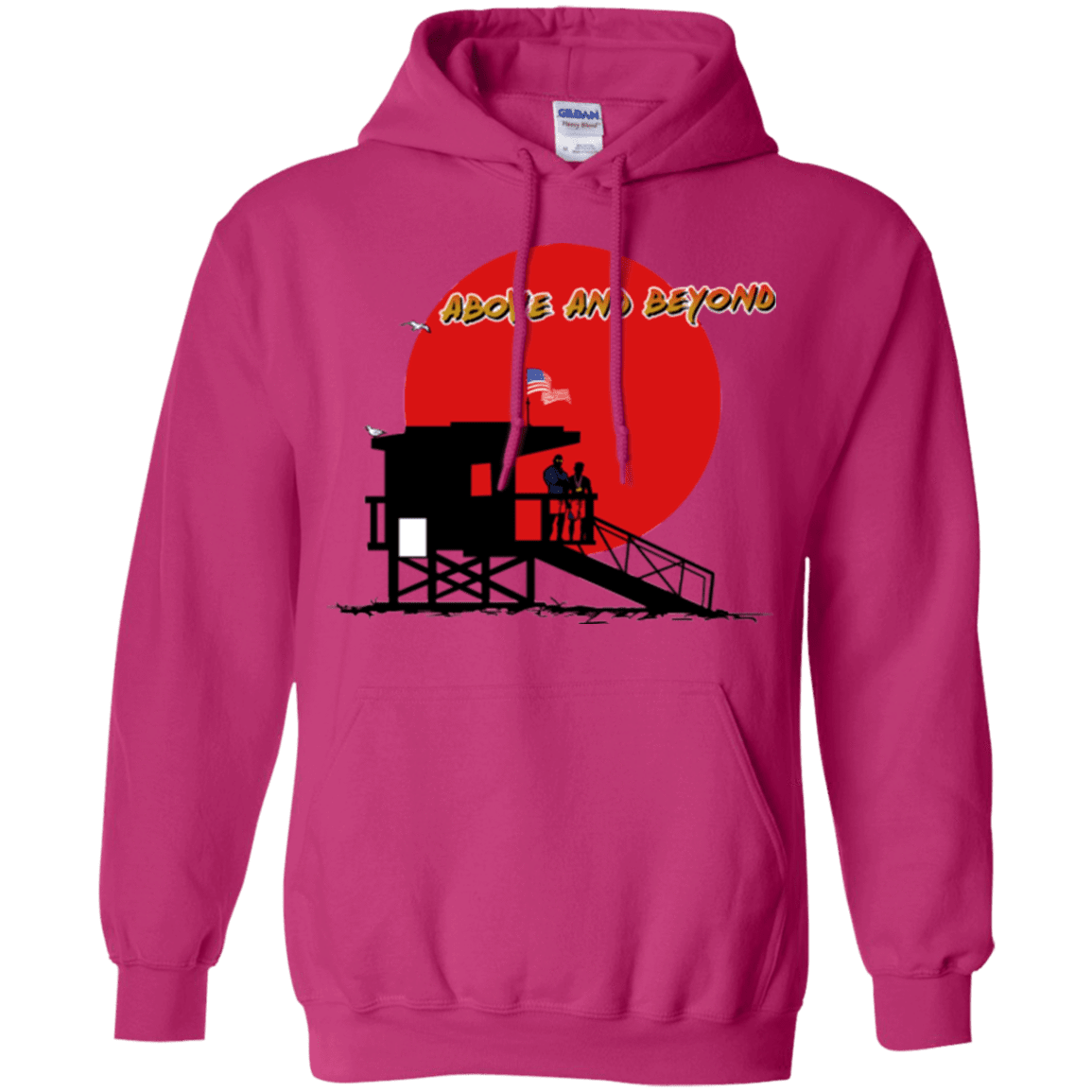 Sweatshirts Heliconia / Small Above And Beyond Pullover Hoodie