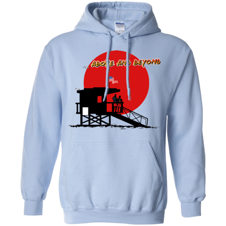 Sweatshirts Light Blue / Small Above And Beyond Pullover Hoodie