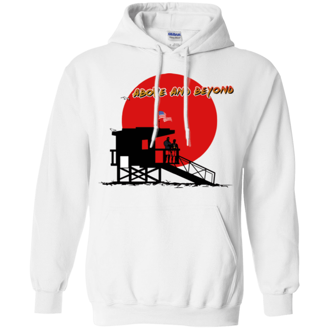 Sweatshirts White / Small Above And Beyond Pullover Hoodie