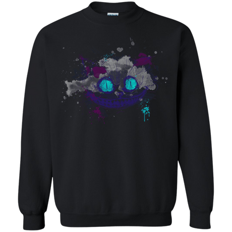 Sweatshirts Black / Small Abstract Cheshire Crewneck Sweatshirt