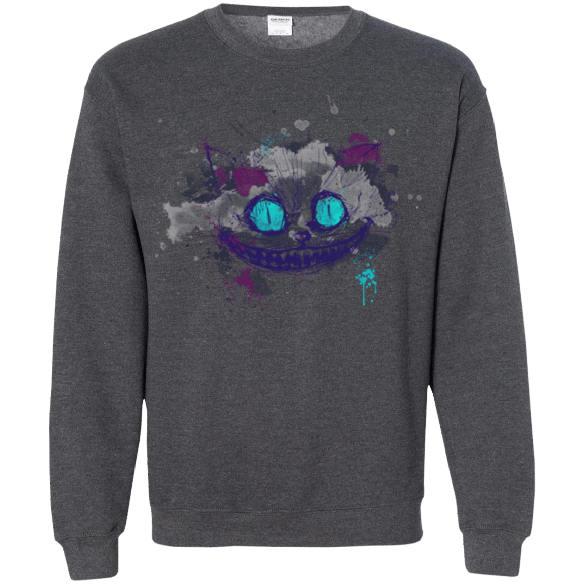 Sweatshirts Dark Heather / Small Abstract Cheshire Crewneck Sweatshirt