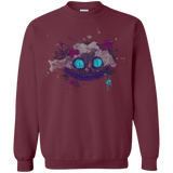 Sweatshirts Maroon / Small Abstract Cheshire Crewneck Sweatshirt