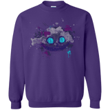 Sweatshirts Purple / Small Abstract Cheshire Crewneck Sweatshirt