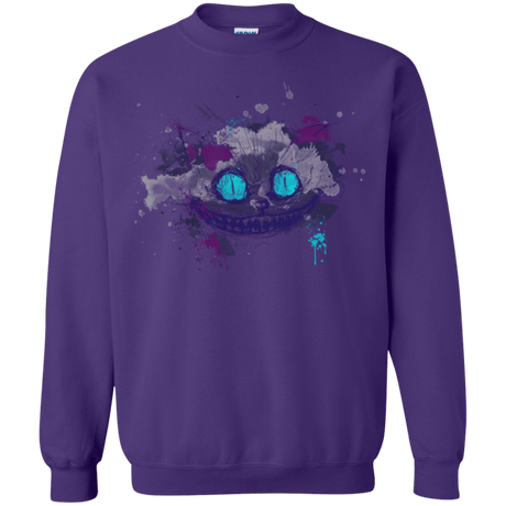 Sweatshirts Purple / Small Abstract Cheshire Crewneck Sweatshirt