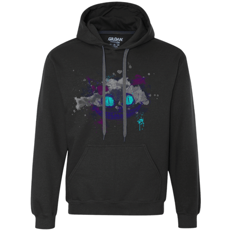 Sweatshirts Black / Small Abstract Cheshire Premium Fleece Hoodie