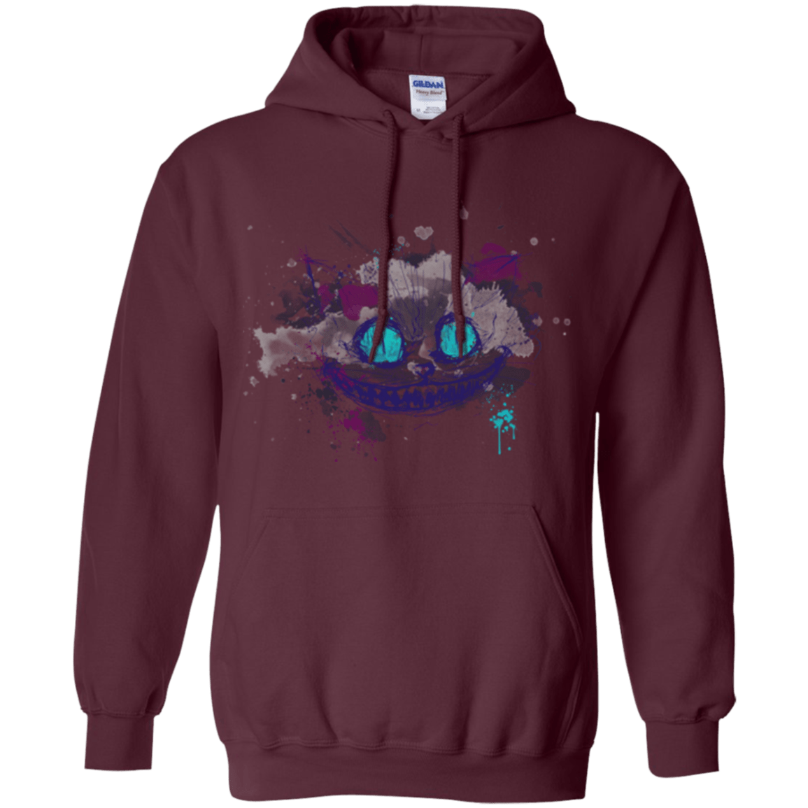 Sweatshirts Maroon / Small Abstract Cheshire Pullover Hoodie