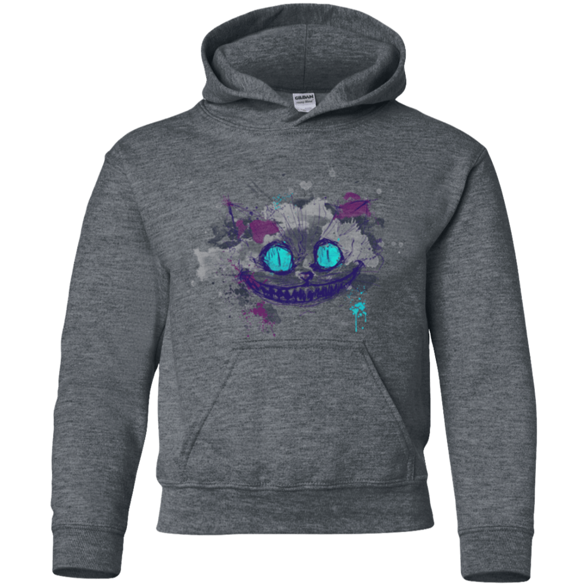 Sweatshirts Dark Heather / YS Abstract Cheshire Youth Hoodie