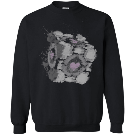 Sweatshirts Black / Small Abstract Cube Crewneck Sweatshirt