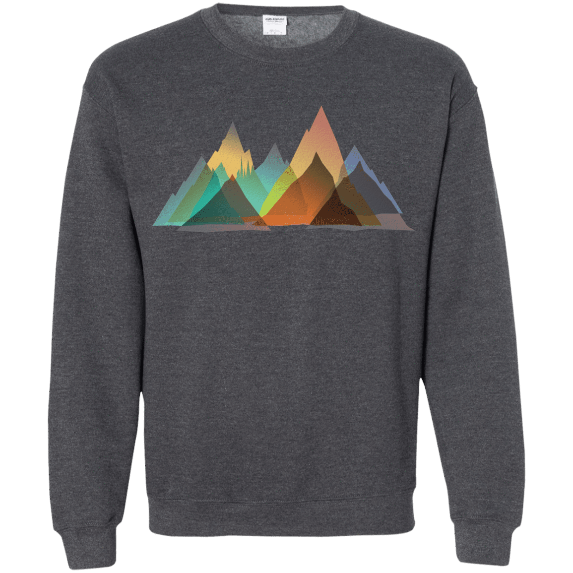 Sweatshirts Dark Heather / S Abstract Range Crewneck Sweatshirt