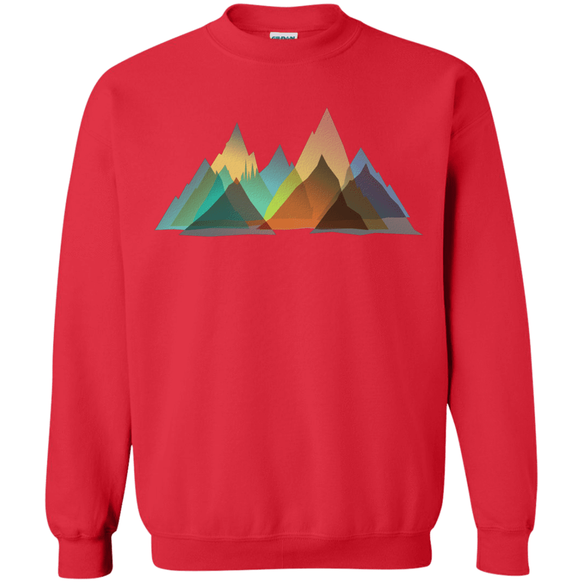 Sweatshirts Red / S Abstract Range Crewneck Sweatshirt