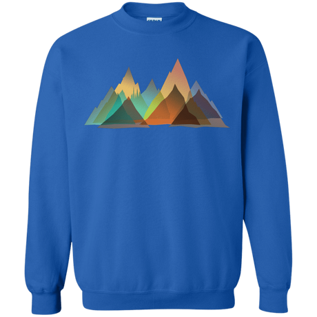 Sweatshirts Royal / S Abstract Range Crewneck Sweatshirt