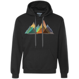 Sweatshirts Black / S Abstract Range Premium Fleece Hoodie