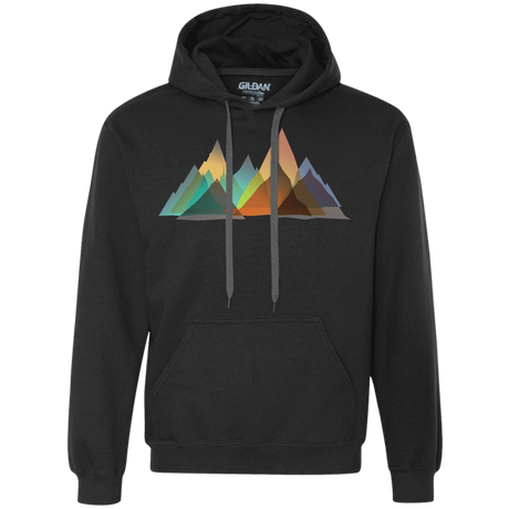 Sweatshirts Black / S Abstract Range Premium Fleece Hoodie