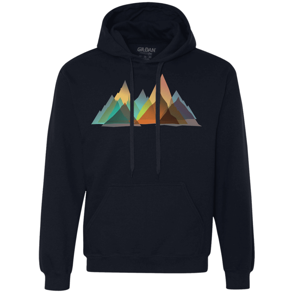 Sweatshirts Navy / S Abstract Range Premium Fleece Hoodie