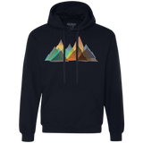 Sweatshirts Navy / S Abstract Range Premium Fleece Hoodie