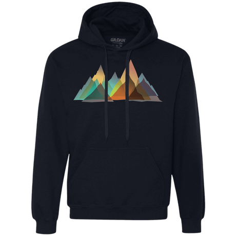 Sweatshirts Navy / S Abstract Range Premium Fleece Hoodie