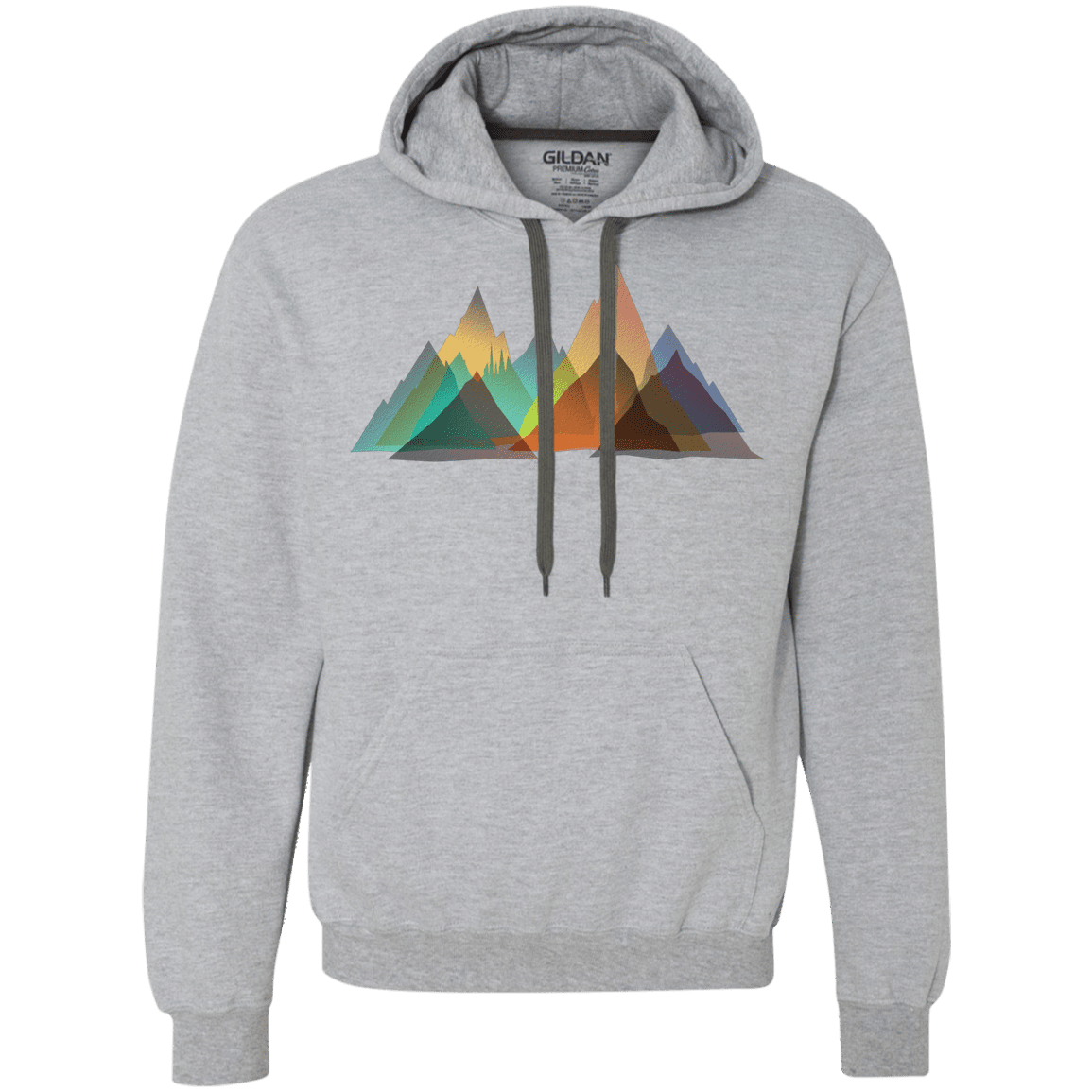 Sweatshirts Sport Grey / S Abstract Range Premium Fleece Hoodie