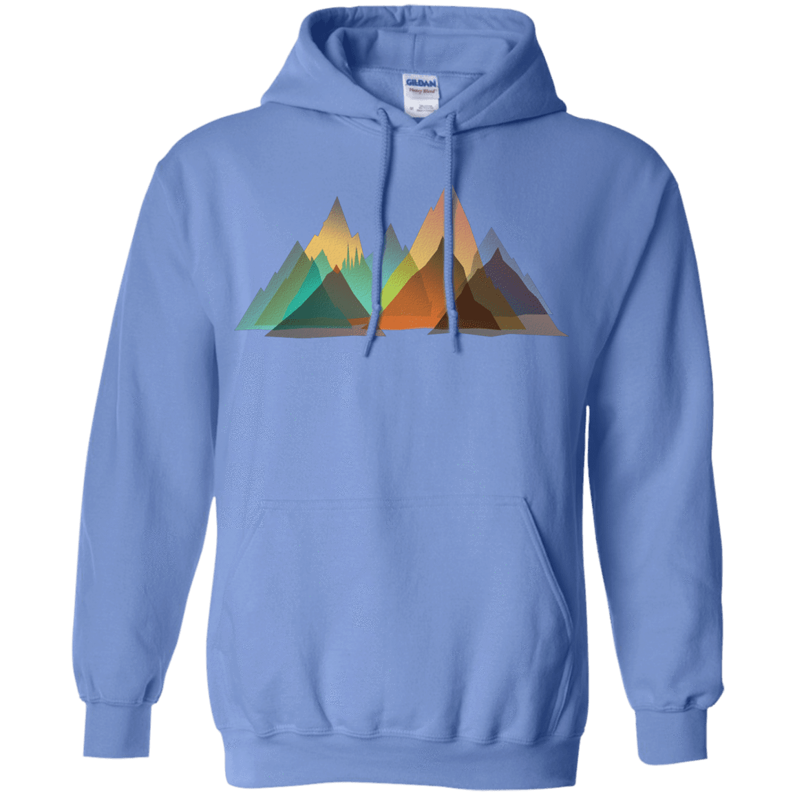 Sweatshirts Carolina Blue / S Abstract Range Pullover Hoodie