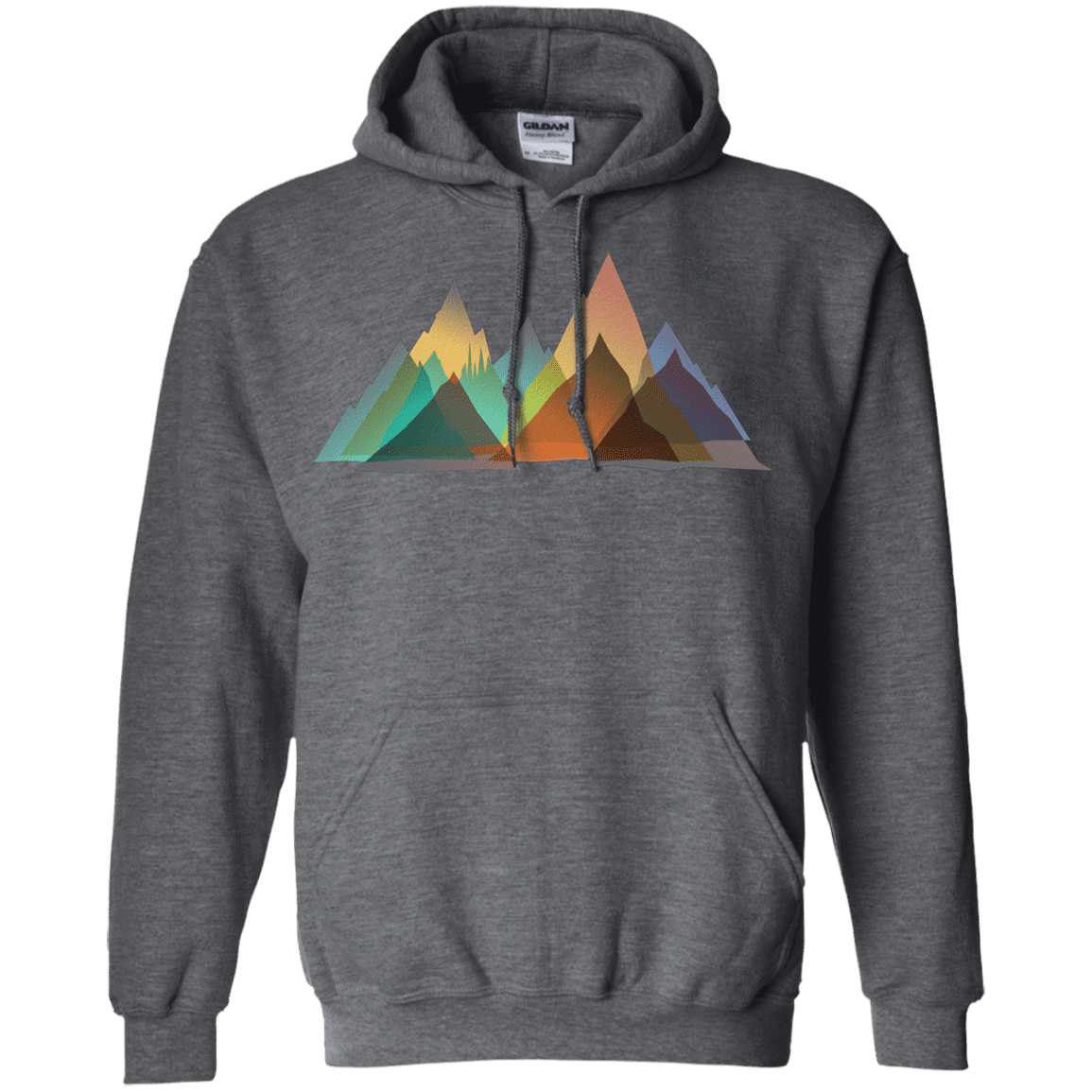 Sweatshirts Dark Heather / S Abstract Range Pullover Hoodie