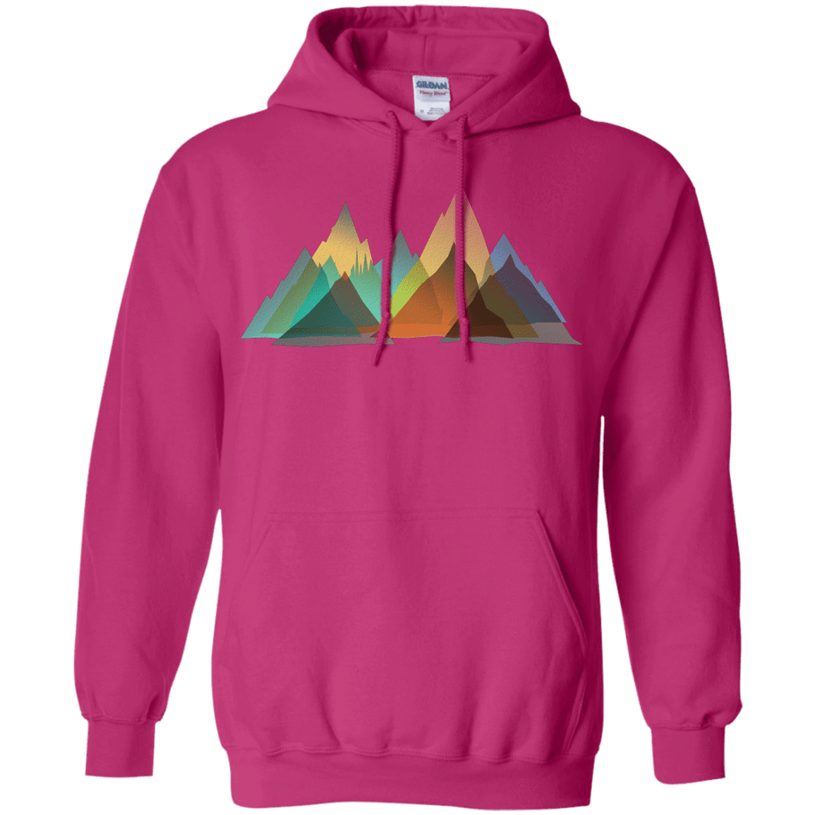 Sweatshirts Heliconia / S Abstract Range Pullover Hoodie