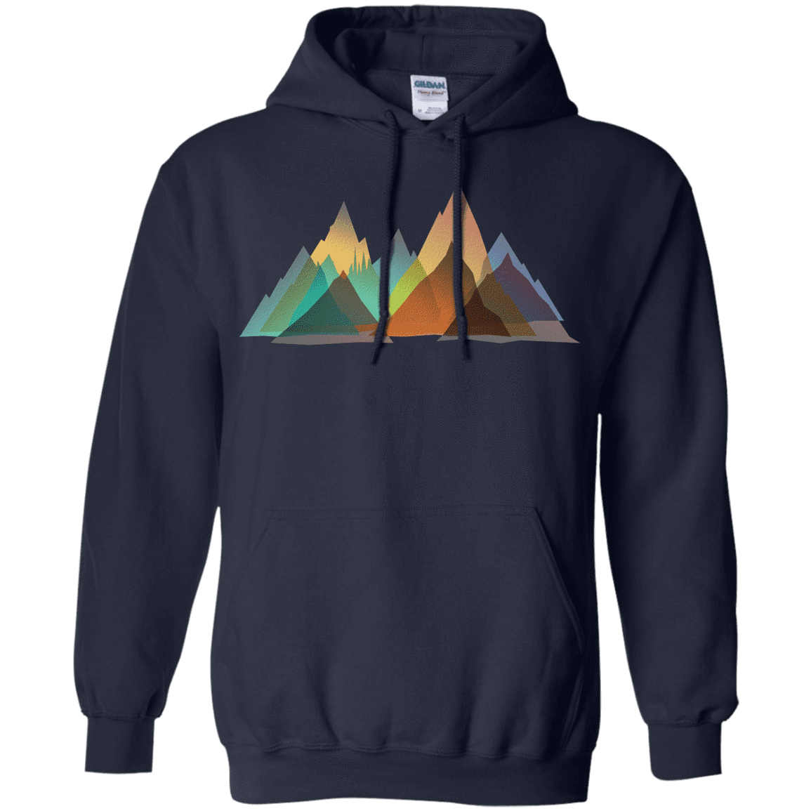 Sweatshirts Navy / S Abstract Range Pullover Hoodie