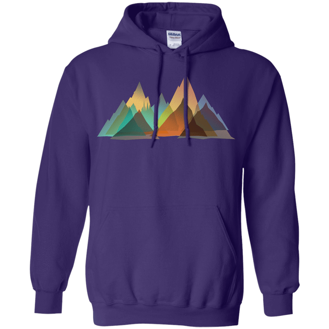 Sweatshirts Purple / S Abstract Range Pullover Hoodie