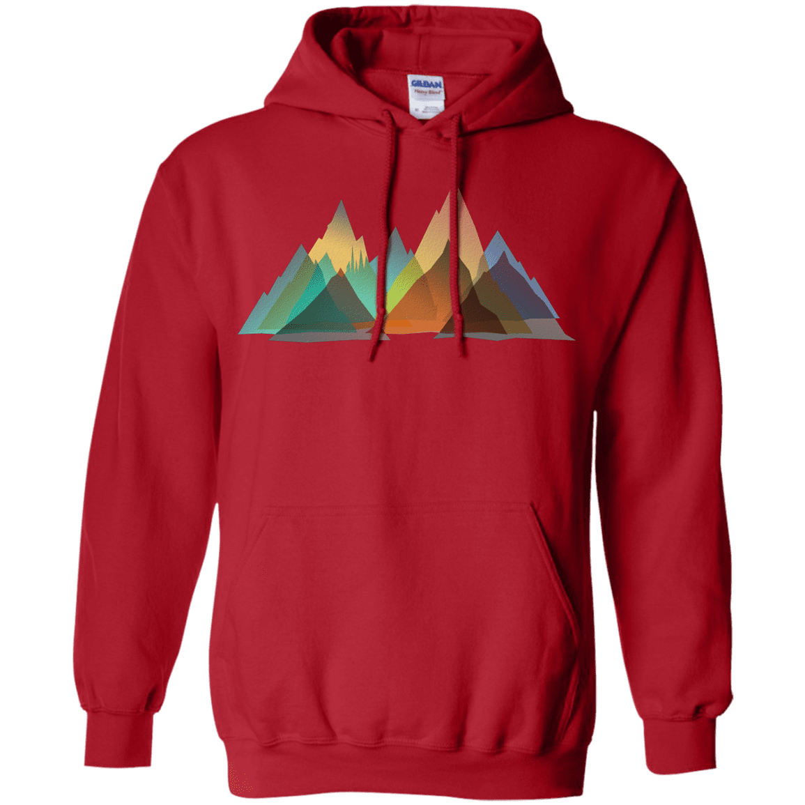 Sweatshirts Red / S Abstract Range Pullover Hoodie