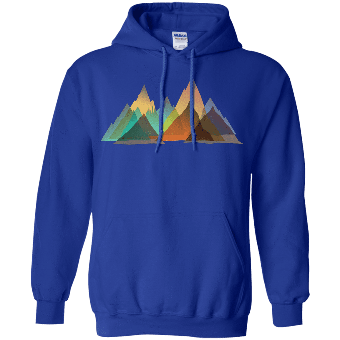 Sweatshirts Royal / S Abstract Range Pullover Hoodie