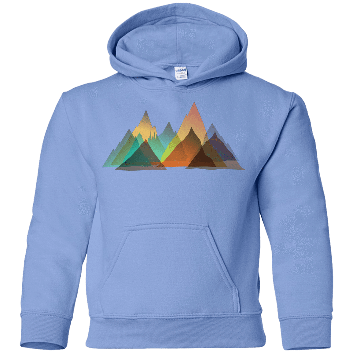 Sweatshirts Carolina Blue / YS Abstract Range Youth Hoodie