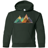 Sweatshirts Forest Green / YS Abstract Range Youth Hoodie