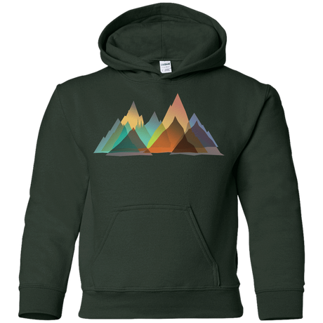 Sweatshirts Forest Green / YS Abstract Range Youth Hoodie