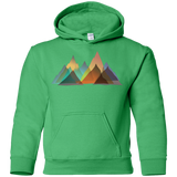 Sweatshirts Irish Green / YS Abstract Range Youth Hoodie