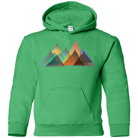 Sweatshirts Irish Green / YS Abstract Range Youth Hoodie