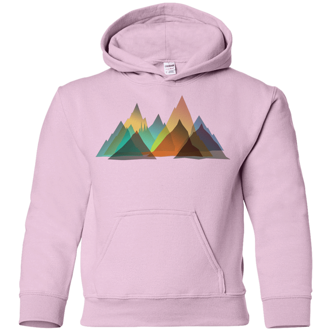 Sweatshirts Light Pink / YS Abstract Range Youth Hoodie