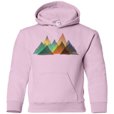 Sweatshirts Light Pink / YS Abstract Range Youth Hoodie