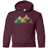 Sweatshirts Maroon / YS Abstract Range Youth Hoodie