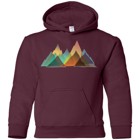 Sweatshirts Maroon / YS Abstract Range Youth Hoodie