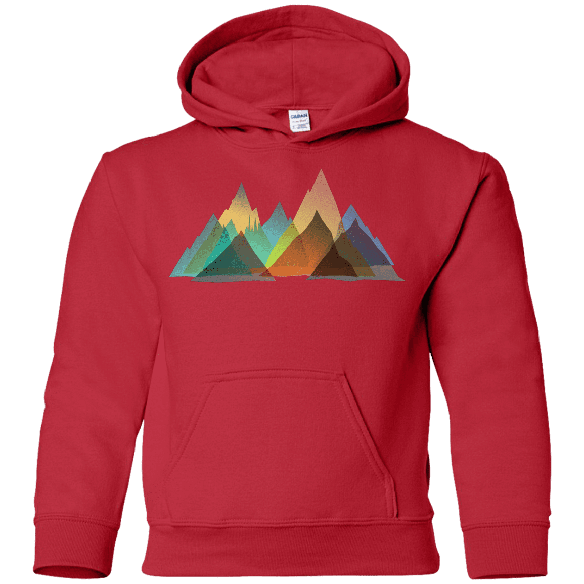 Sweatshirts Red / YS Abstract Range Youth Hoodie