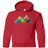 Sweatshirts Red / YS Abstract Range Youth Hoodie