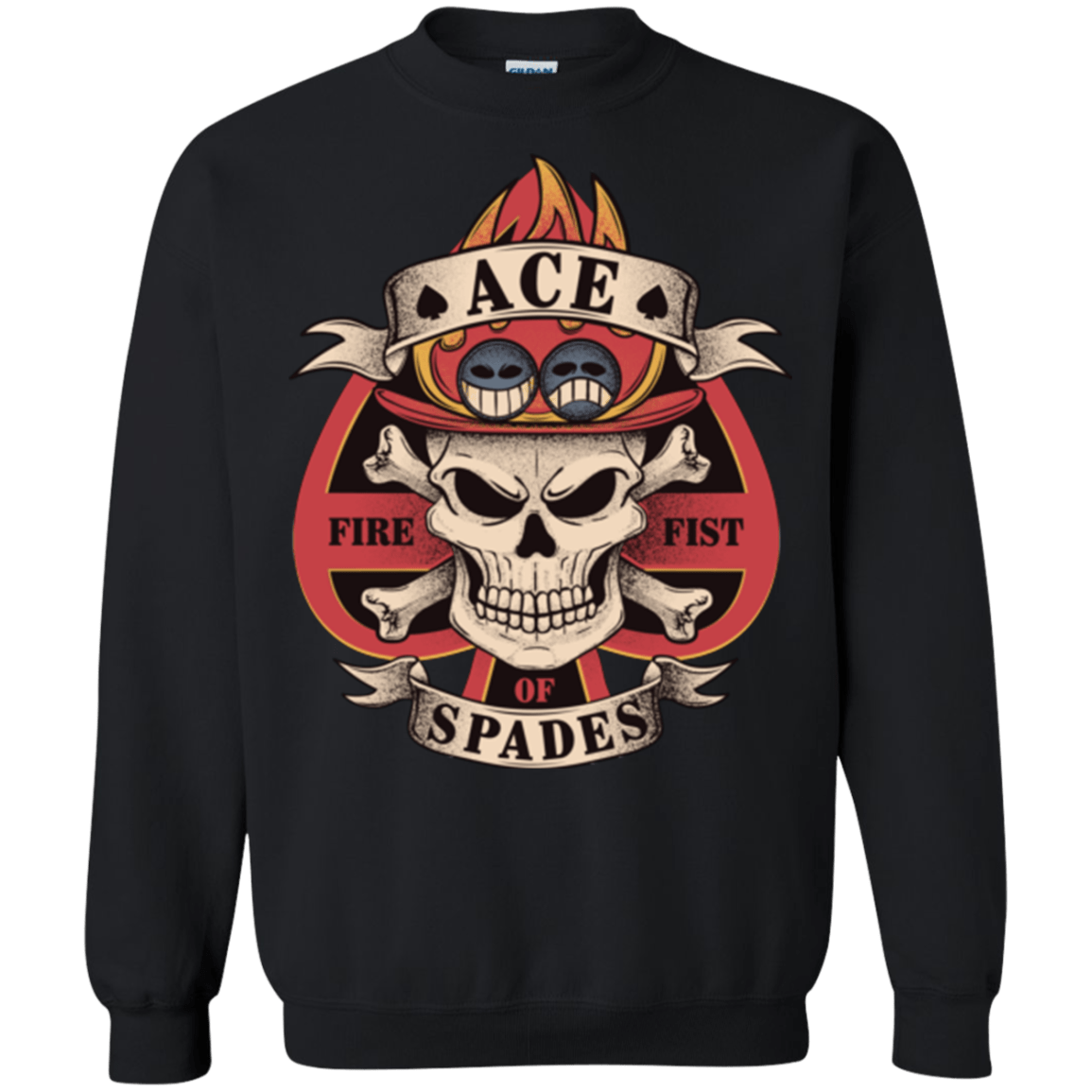 Sweatshirts Black / Small Ace of Spades Crewneck Sweatshirt