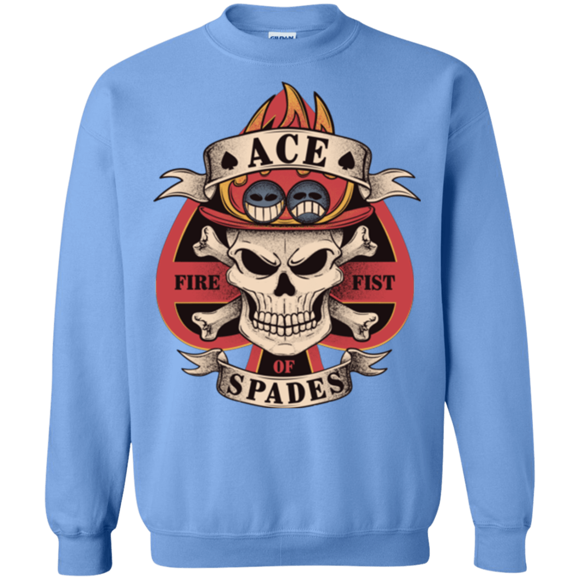 Sweatshirts Carolina Blue / Small Ace of Spades Crewneck Sweatshirt