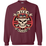 Sweatshirts Maroon / Small Ace of Spades Crewneck Sweatshirt