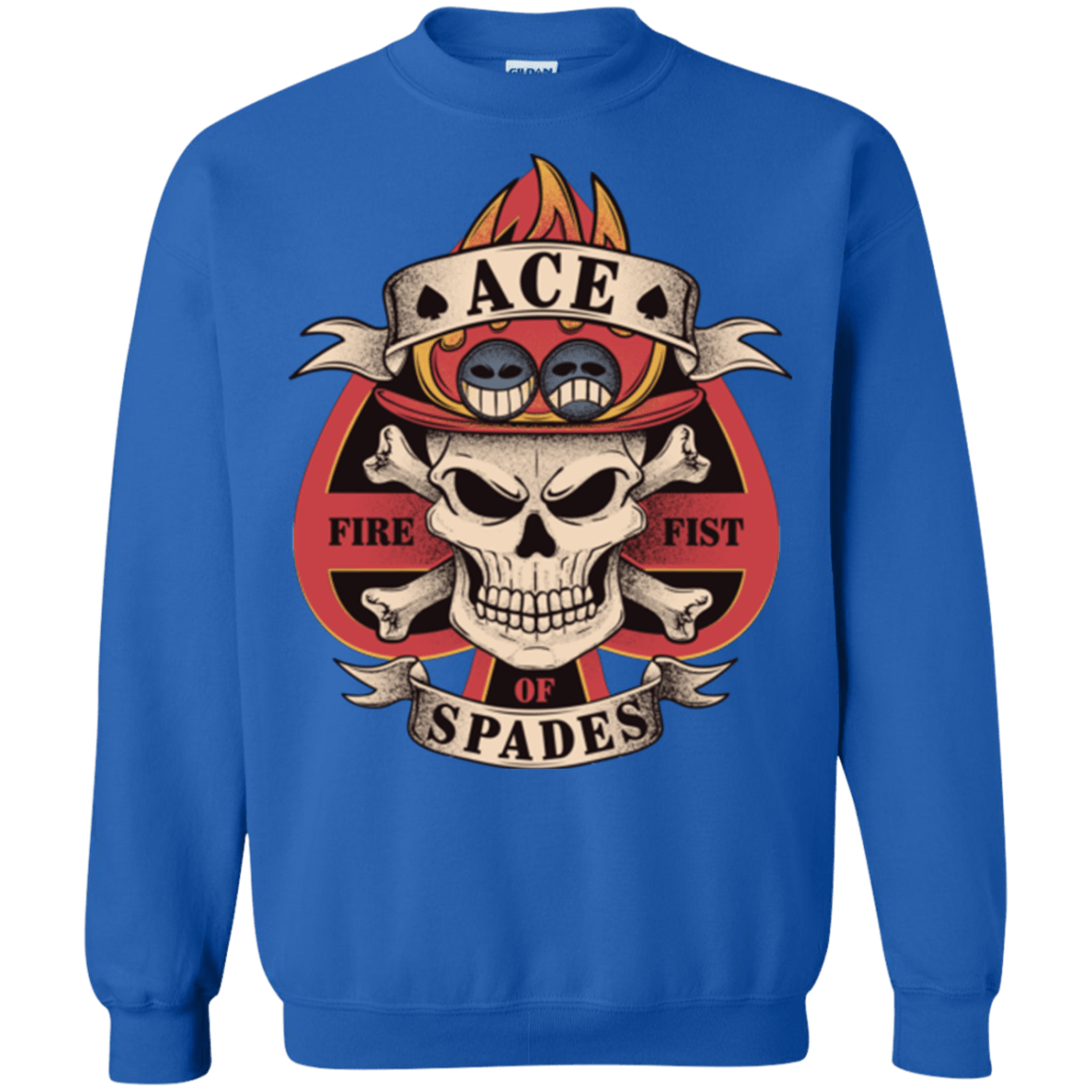 Sweatshirts Royal / Small Ace of Spades Crewneck Sweatshirt