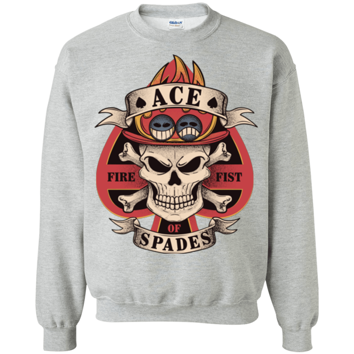 Sweatshirts Sport Grey / Small Ace of Spades Crewneck Sweatshirt