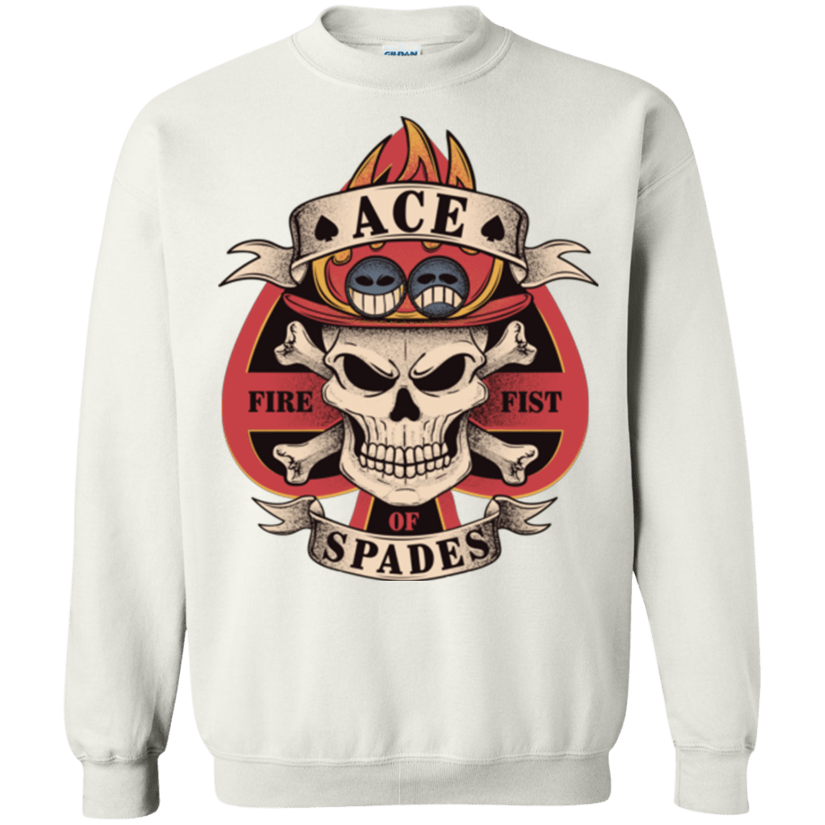 Sweatshirts White / Small Ace of Spades Crewneck Sweatshirt