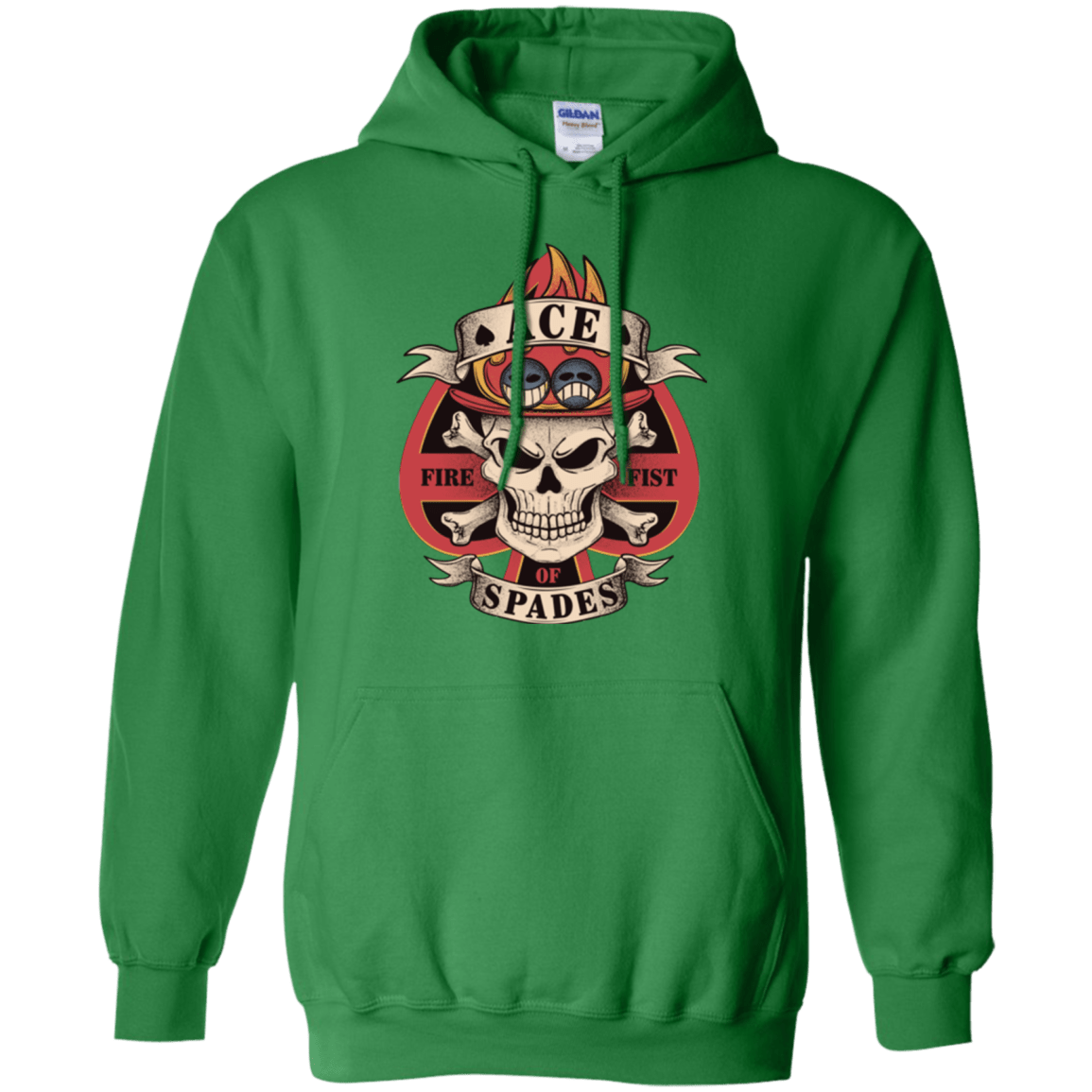 Sweatshirts Irish Green / Small Ace of Spades Pullover Hoodie